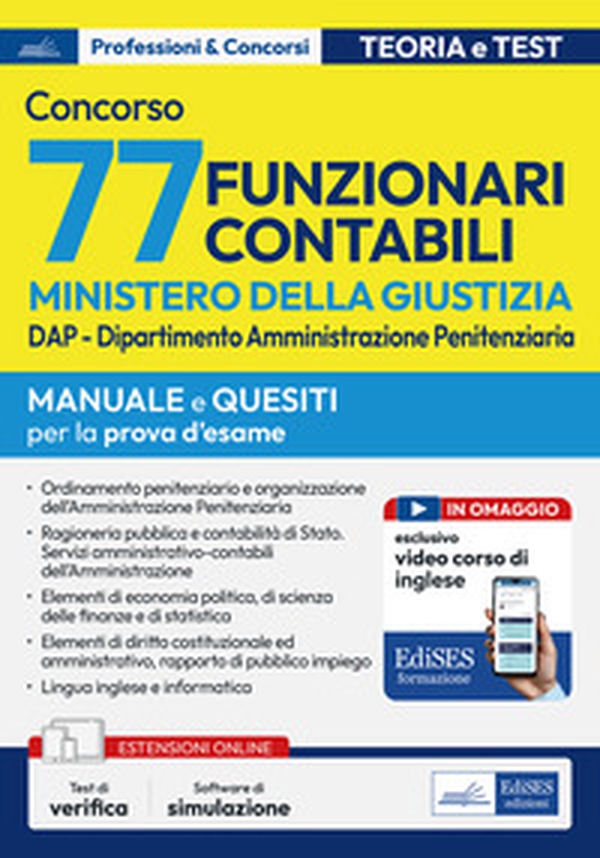 Concorso 77 funzionari contabili ministero giustizi dap - Librerie.coop Concorso 77 funzionari contabili ministero giustizi dap - Librerie.coop