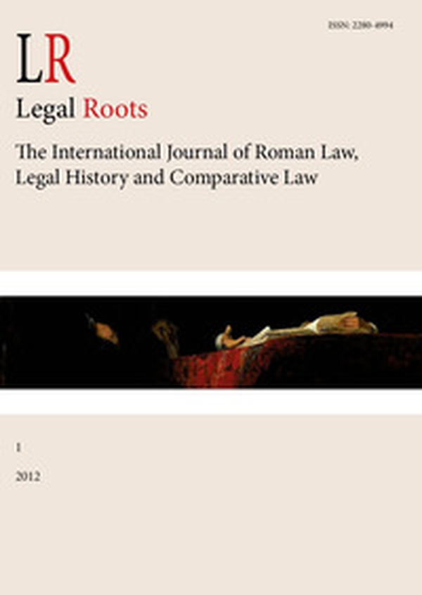 LR. Legal roots. The international journal of roman law, legal history and comparative law - Vol. 1 - Librerie.coop LR. Legal roots. The international journal of roman law, legal history and comparative law - Vol. 1 - Librerie.coop