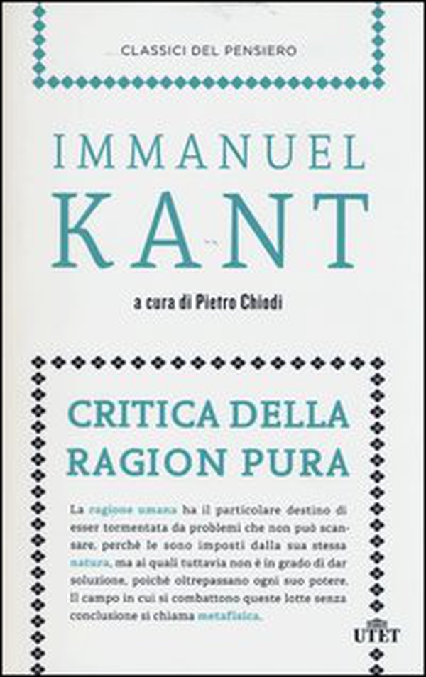 Critica della ragion pura - Librerie.coop Critica della ragion pura - Librerie.coop