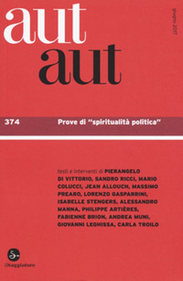 Aut aut - Vol. 374 - Librerie.coop Aut aut - Vol. 374 - Librerie.coop