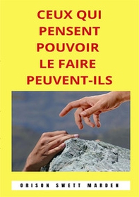 Ceux qui pensent pouvoir le faire peuvent-ils - Librerie.coop