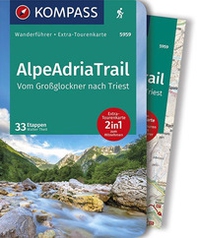 Guida escursionistica n. 5959. AlpeAdriaTrail, Vom Großglockner nachTriest. Con carta - Librerie.coop