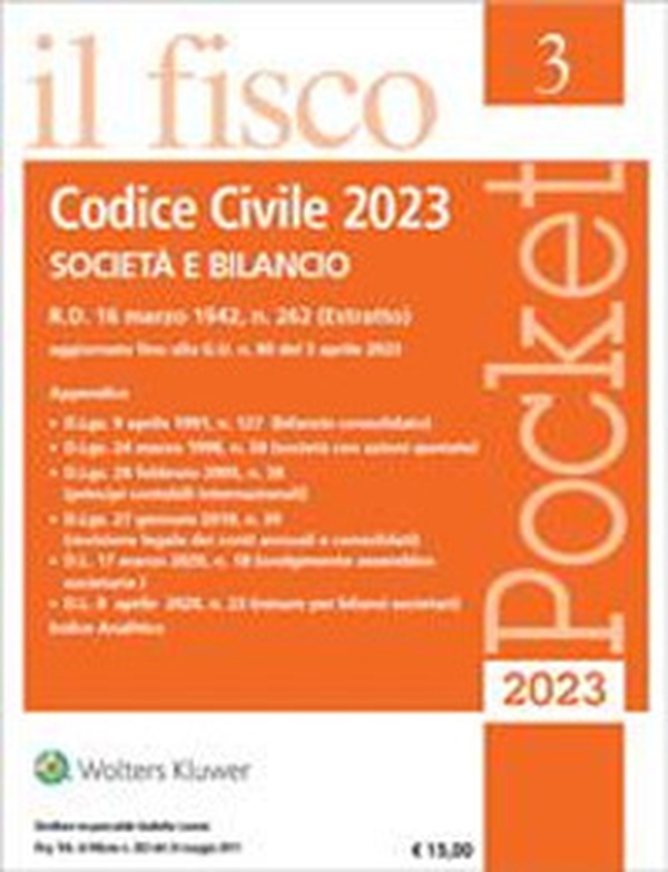 Codice civile 2023. Società e bilancio - Librerie.coop Codice civile 2023. Società e bilancio - Librerie.coop