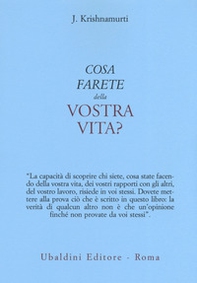 Cosa farete della vostra vita? - Librerie.coop Cosa farete della vostra vita? - Librerie.coop