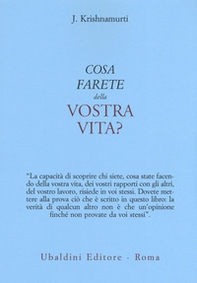 Cosa farete della vostra vita? - Librerie.coop