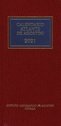 Calendario atlante De Agostini 2021 - Librerie.coop