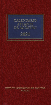 Calendario atlante De Agostini 2021 - Librerie.coop