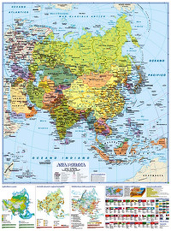 Asia 1.12.000.000 murale scolastica fisico/politica con aste. Carta murale scolastica fisico/politica - Librerie.coop Asia 1.12.000.000 murale scolastica fisico/politica con aste. Carta murale scolastica fisico/politica - Librerie.coop
