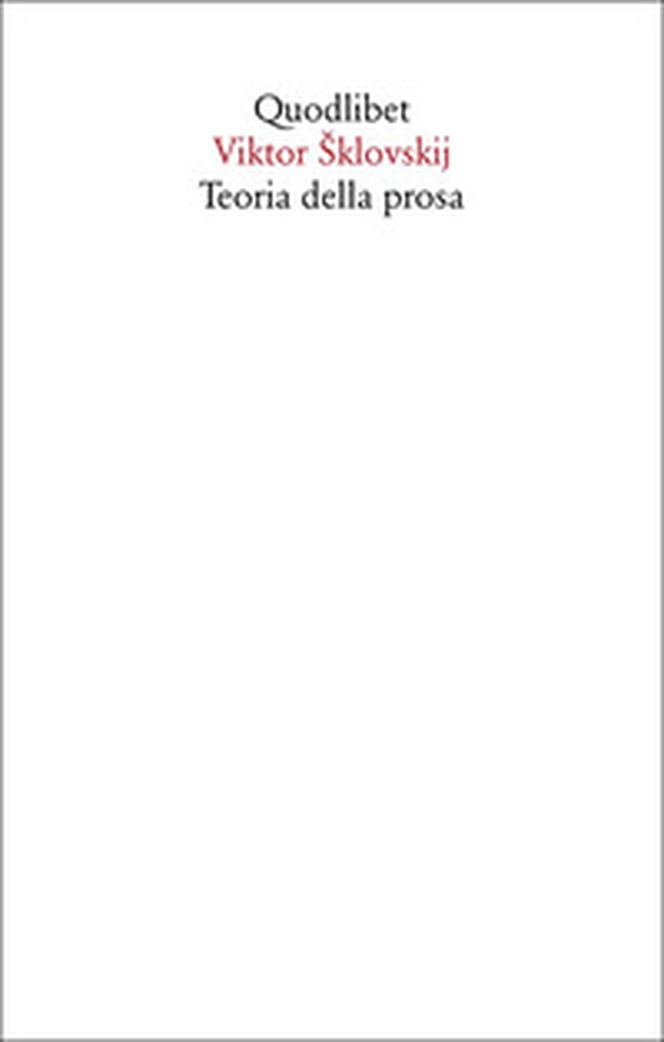 Teoria della prosa - Librerie.coop Teoria della prosa - Librerie.coop