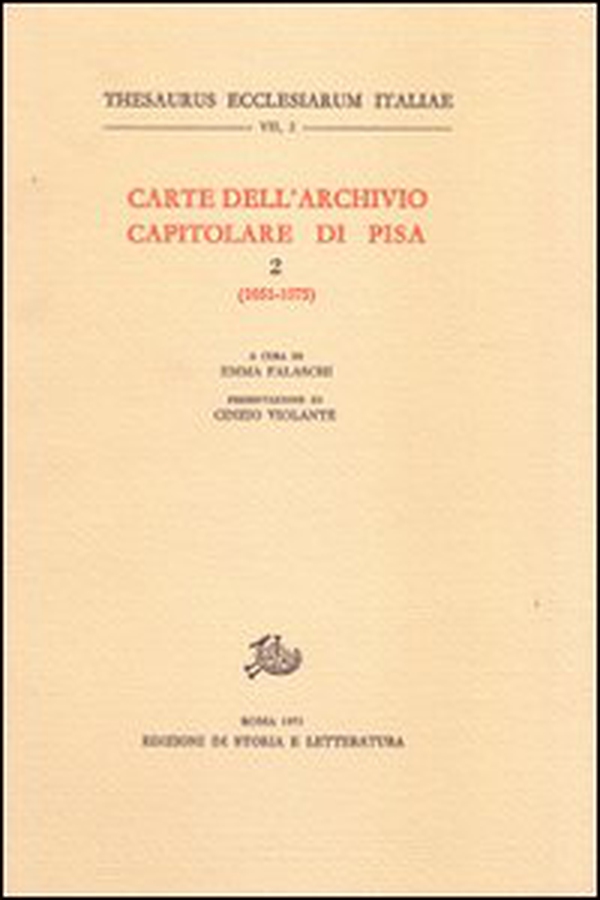 Carte dell'Archivio capitolare di Pisa - Vol. 2 - Librerie.coop Carte dell'Archivio capitolare di Pisa - Vol. 2 - Librerie.coop
