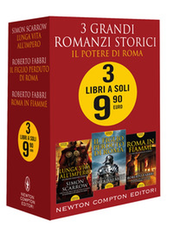 3 grandi romanzi storici. Il potere di Roma: Roma in fiamme-Il figlio perduto di Roma-Lunga vita all'impero - Librerie.coop 3 grandi romanzi storici. Il potere di Roma: Roma in fiamme-Il figlio perduto di Roma-Lunga vita all'impero - Librerie.coop