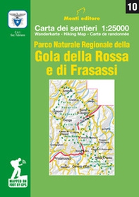 Parco naturale regionale della Gola della Rossa e di Frasassi. Cartina dei sentieri. Scala 1:25.000. Ediz. italiana, inglese e francese - Librerie.coop
