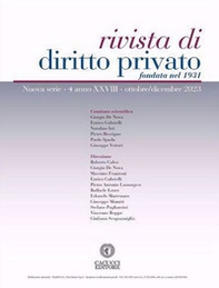 Rivista di diritto privato - Vol. 4 - Librerie.coop