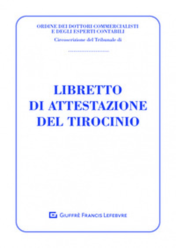 Libretto di attestazione del tirocinio - Librerie.coop Libretto di attestazione del tirocinio - Librerie.coop