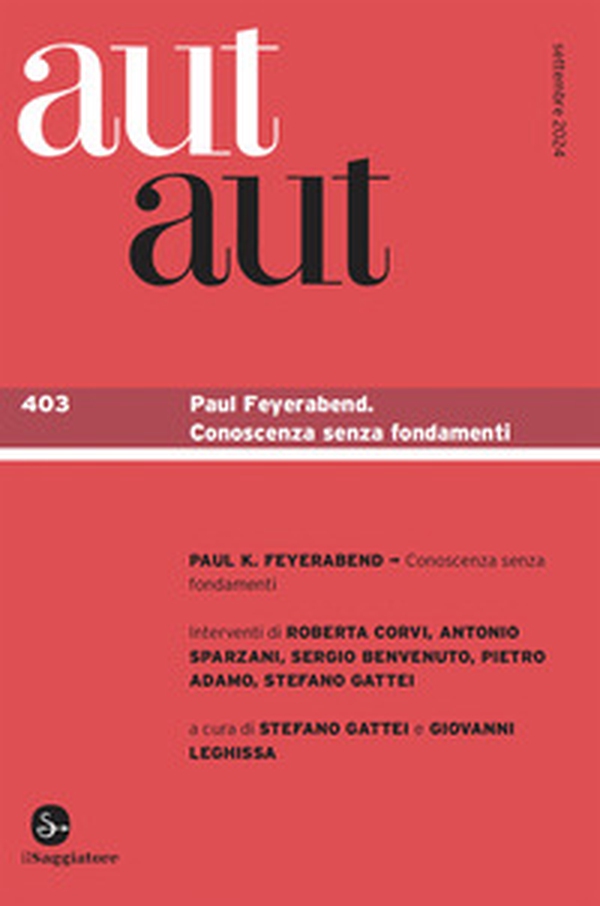 Aut aut - Vol. 403 - Librerie.coop Aut aut - Vol. 403 - Librerie.coop