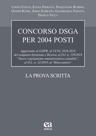 Concorso DSGA 2004 posti. La prova scritta - Librerie.coop Concorso DSGA 2004 posti. La prova scritta - Librerie.coop