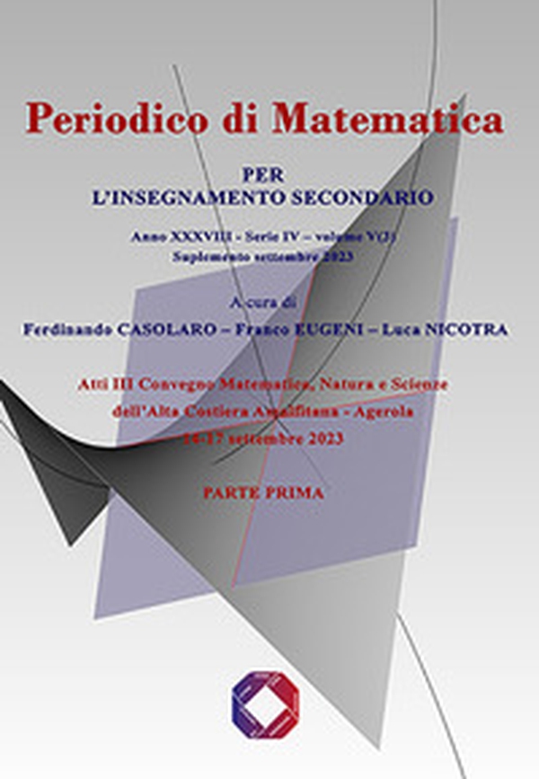 Periodico di matematica. Per l'insegnamento secondario - Vol. 5\3 - Librerie.coop Periodico di matematica. Per l'insegnamento secondario - Vol. 5\3 - Librerie.coop