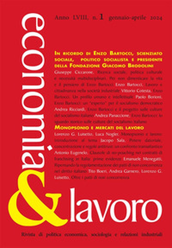 Economia & lavoro - Vol. 1 - Librerie.coop Economia & lavoro - Vol. 1 - Librerie.coop