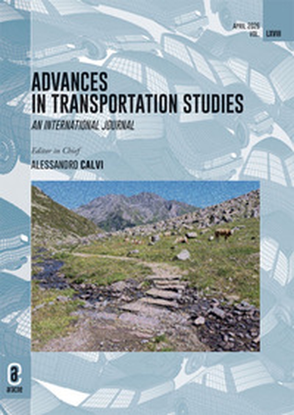 Advances in transportation studies. An international journal - Vol. 68 - Librerie.coop