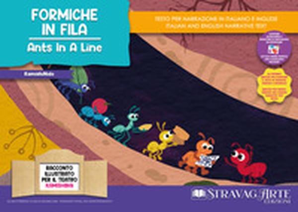 Formiche in Fila-Ants in a Line. Storia kamishibai bilingue - Librerie.coop Formiche in Fila-Ants in a Line. Storia kamishibai bilingue - Librerie.coop