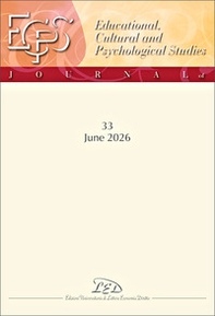 Journal of educational, cultural and psychological studies (ECPS journal) - Vol. 33 - Librerie.coop
