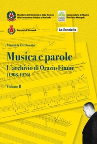 Musica e parole. L'archivio di Orazio Fiume (1908-1976) - Librerie.coop