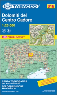Dolomiti del centro Cadore 1:25.000 - Librerie.coop