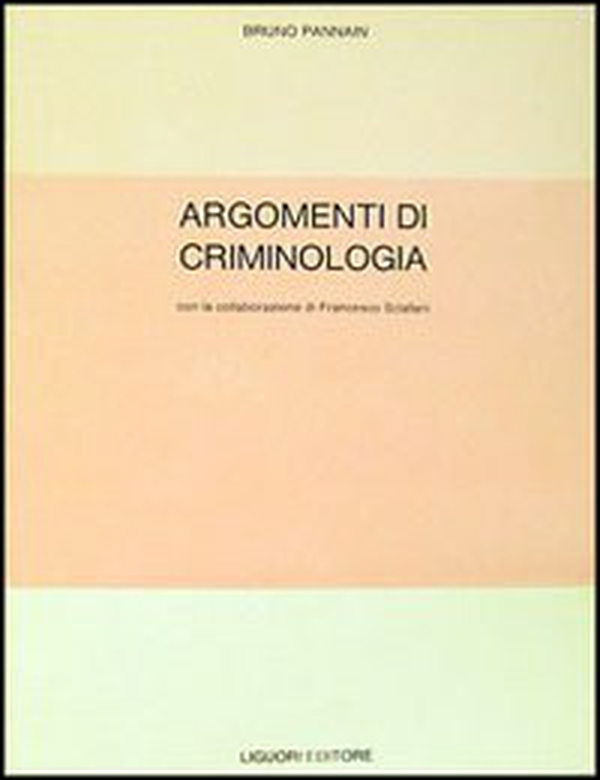 Argomenti di criminologia - Librerie.coop Argomenti di criminologia - Librerie.coop