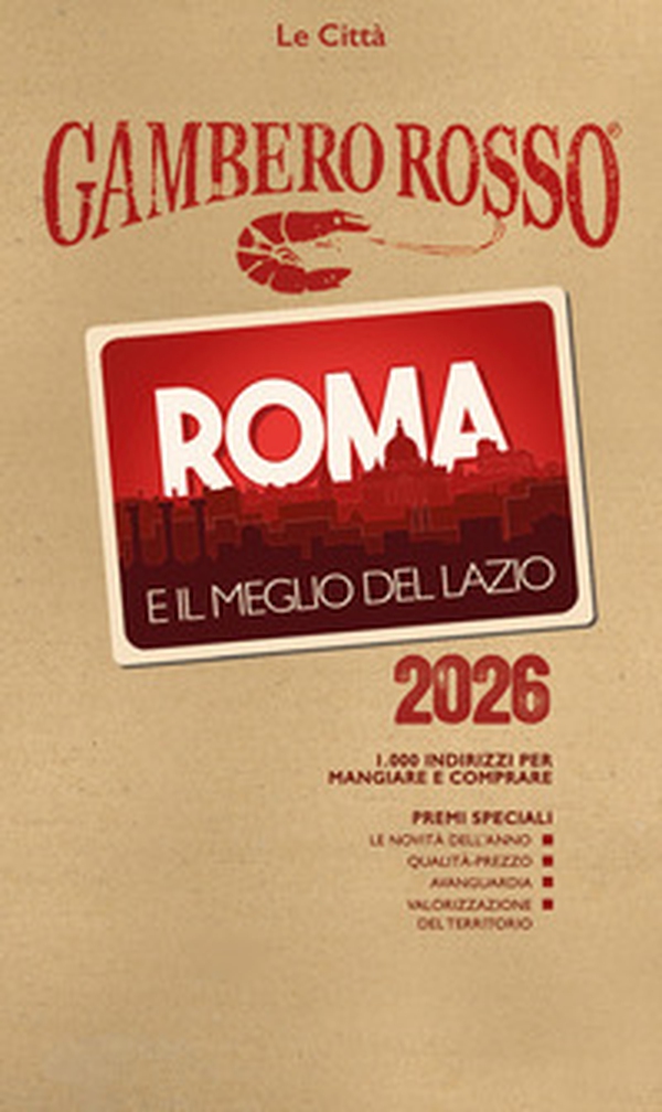 Roma e il meglio del Lazio del Gambero Rosso 2026 - Librerie.coop