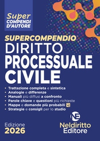 Supercompendio di diritto processuale civile 2026 - Librerie.coop