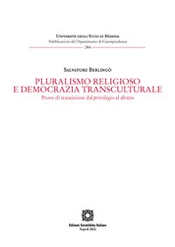 Pluralismo religioso e democrazia transculturale - Librerie.coop
