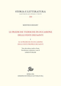 Le prediche tedesche in occasione delle feste dei santi - Vol. 1 - Librerie.coop