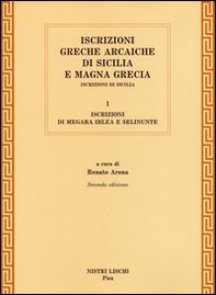 Iscrizioni greche arcaiche di Sicilia e Magna Grecia - Vol. 1 - Librerie.coop Iscrizioni greche arcaiche di Sicilia e Magna Grecia - Vol. 1 - Librerie.coop
