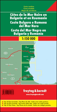 Costa bulgara romena 1:150.000 - Librerie.coop