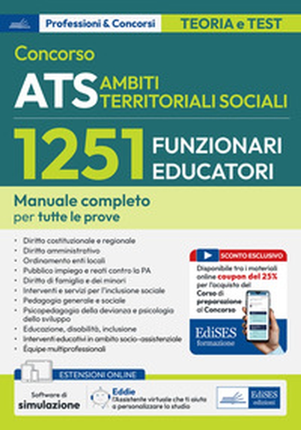 Concorso ATS sociali 1251 funzionari educatori - Librerie.coop Concorso ATS sociali 1251 funzionari educatori - Librerie.coop