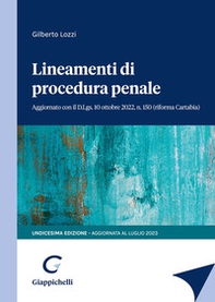 Lineamenti di procedura penale - Librerie.coop Lineamenti di procedura penale - Librerie.coop
