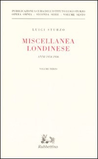 Miscellanea londinese (1934-1936) - Vol. 3 - Librerie.coop Miscellanea londinese (1934-1936) - Vol. 3 - Librerie.coop