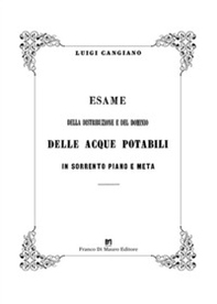 Esame della distribuzione e del dominio delle acque potabili in Sorrento Piano e Meta - Librerie.coop