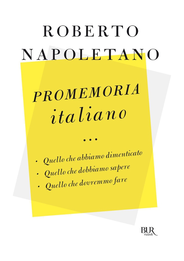 Promemoria italiano - Librerie.coop Promemoria italiano - Librerie.coop
