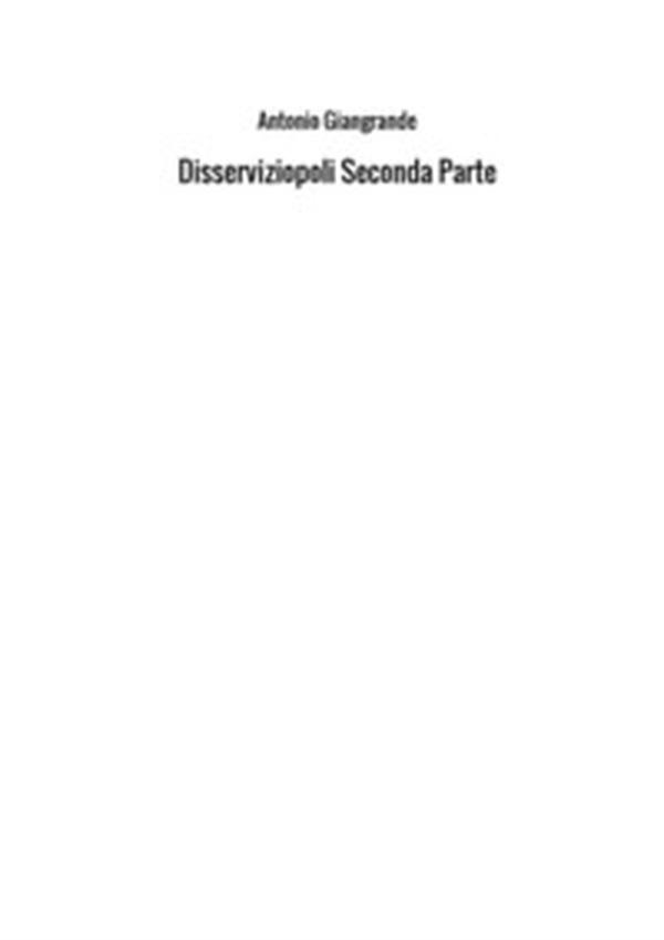 Disserviziopoli - Librerie.coop Disserviziopoli - Librerie.coop