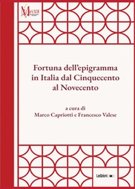 Fortuna dell'epigramma in Italia dal Cinquecento al Novecento - Librerie.coop