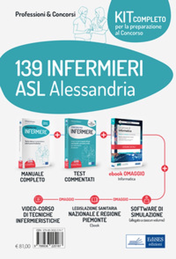 Kit concorso 139 Infermieri ASL Alessandria. Volumi per la preparazione completa alle prove concorsuali - Librerie.coop Kit concorso 139 Infermieri ASL Alessandria. Volumi per la preparazione completa alle prove concorsuali - Librerie.coop