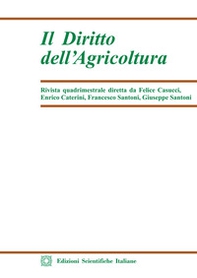 Il diritto dell'agricoltura - Vol. 1 - Librerie.coop