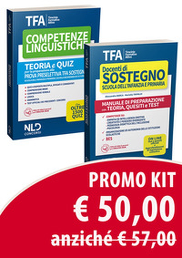 Kit TFA. Docenti di sostegno scuola dell'infanzia e primaria-Tfa. Competenze linguistiche - Librerie.coop Kit TFA. Docenti di sostegno scuola dell'infanzia e primaria-Tfa. Competenze linguistiche - Librerie.coop