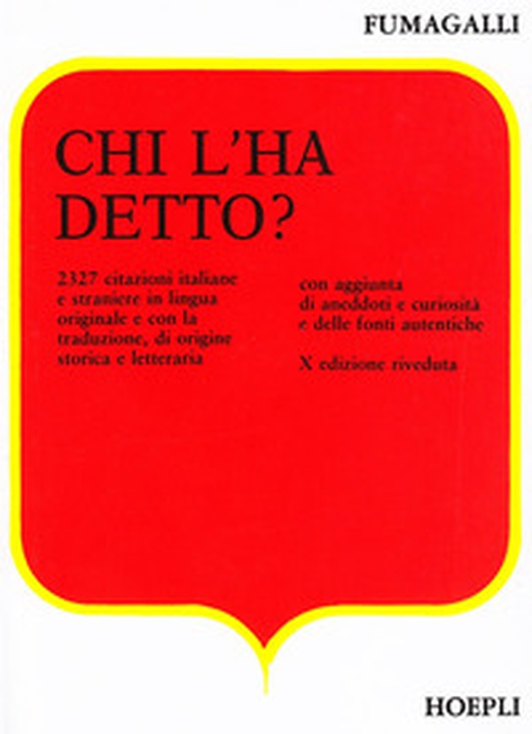 Chi l'ha detto? - Librerie.coop Chi l'ha detto? - Librerie.coop