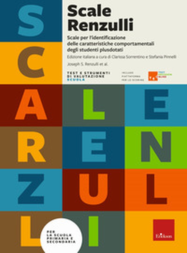 Scale Renzulli. Scale per l'identificazione delle caratteristiche comportamentali degli studenti plusdotati - Librerie.coop Scale Renzulli. Scale per l'identificazione delle caratteristiche comportamentali degli studenti plusdotati - Librerie.coop