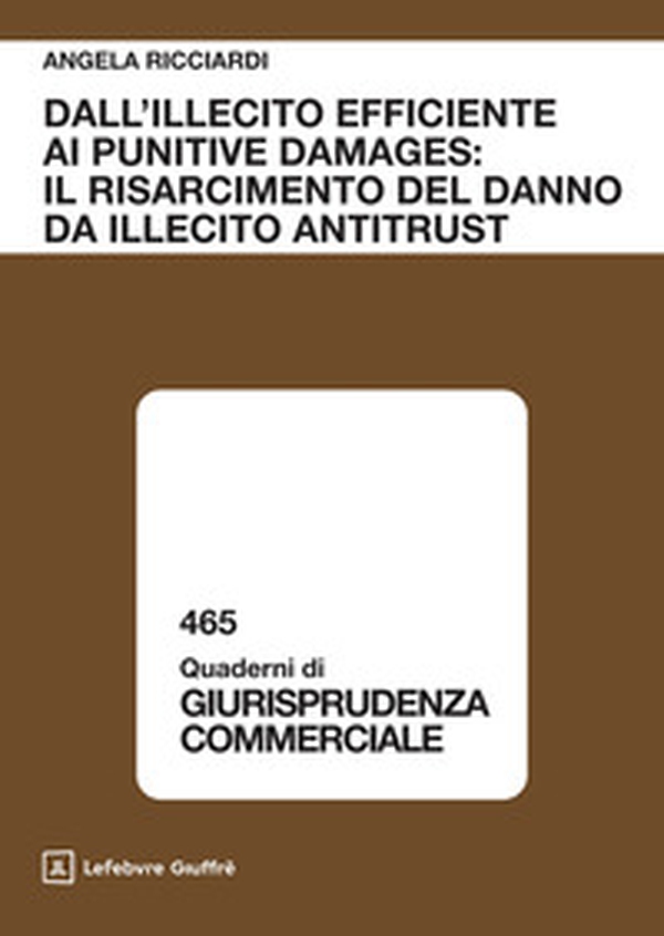 Dall'illecito efficiente ai punitive damages: il risarcimento del danno da illecito antitrust - Librerie.coop Dall'illecito efficiente ai punitive damages: il risarcimento del danno da illecito antitrust - Librerie.coop