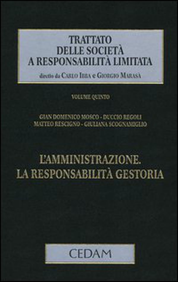 Trattato delle società a responsabilità limitata - Vol. 5 - Librerie.coop Trattato delle società a responsabilità limitata - Vol. 5 - Librerie.coop