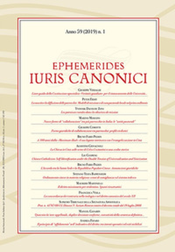 Ephemerides Iuris canonici - Librerie.coop Ephemerides Iuris canonici - Librerie.coop