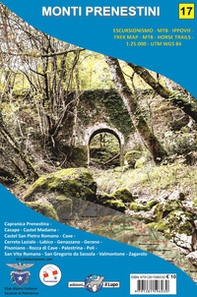 Monti Prenestini carta escursionistica scala 1:25.000 - Librerie.coop